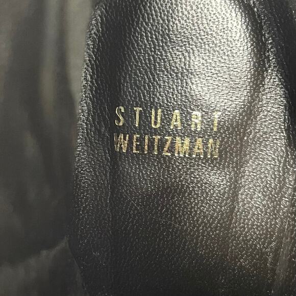 STUART WEITZMAN Suede Fringe Tassel Ankle Boots - Taupe Gray Brown - Size 10 - Picture 9 of 10